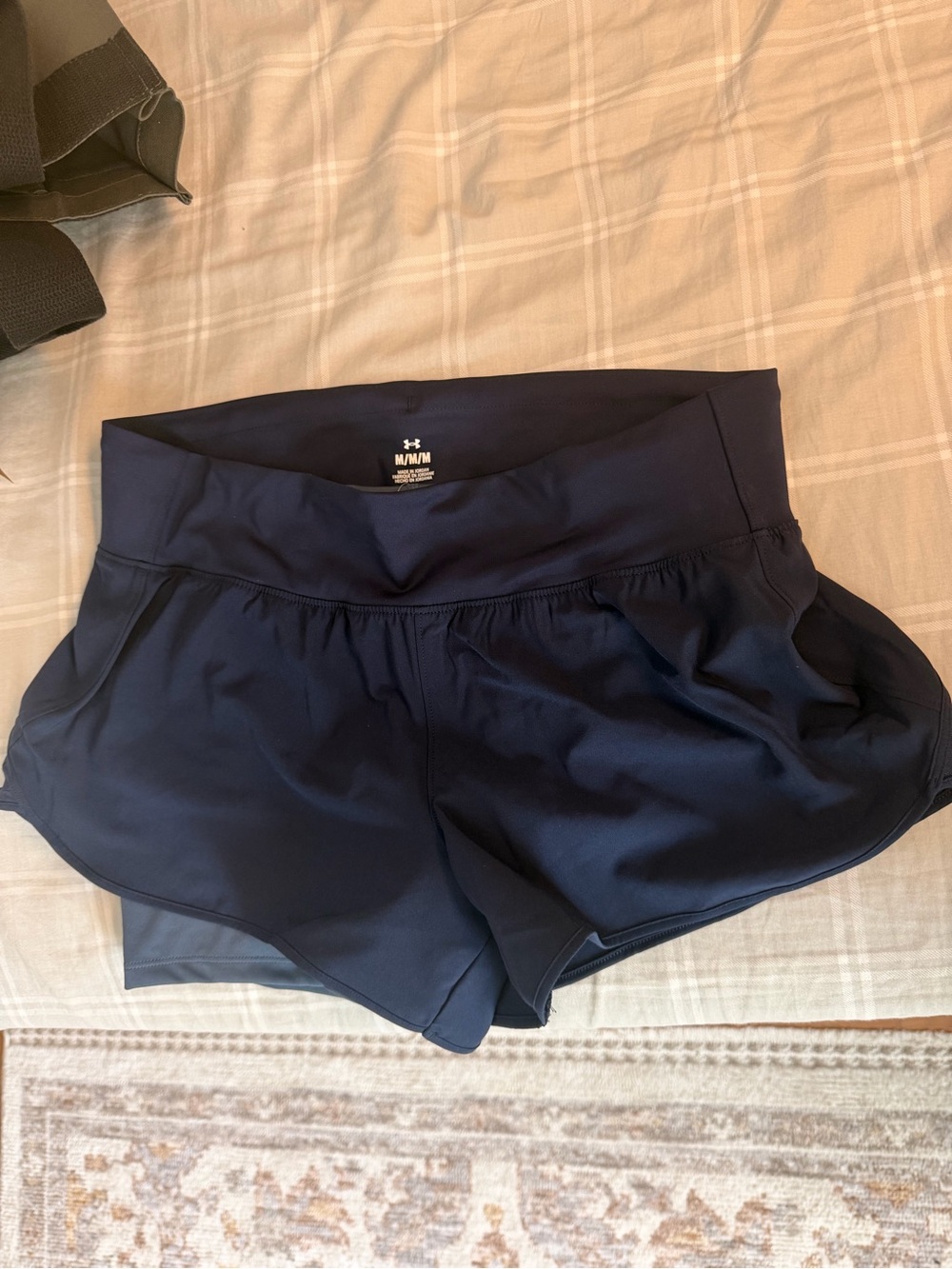 Under Armour Women's Navy Athletic Running Shorts